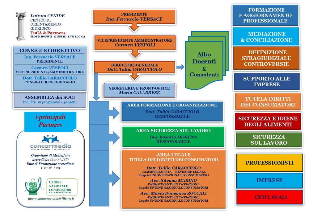 Organigramma- Istituto CENIDE COG TuCA & Partners